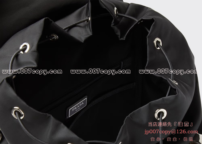 永遠の憧れ】PRADA Re-Nylon xサフィアーノレザーバックパック