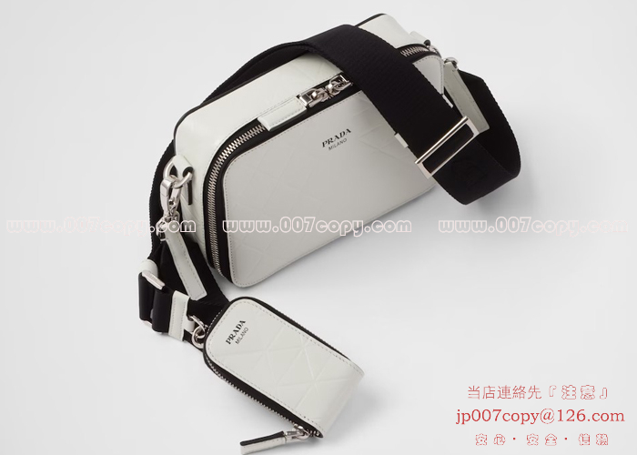 プラダ バッグ 偽物 ブリック レザー 2VH070_ZO6_F0009_V_ZMT
