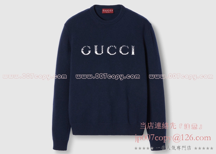 グッチ ニット スーパーコピー GUCCI インターシャ ウール