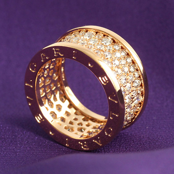 ブルガリ 指輪 スーパーコピー AN855553 ビーゼロワン パヴェダイヤ