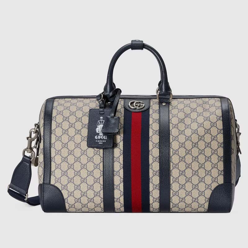 グッチ バッグ 偽物 〔GUCCI SAVOY〕ミディアム ダッフルバッグ