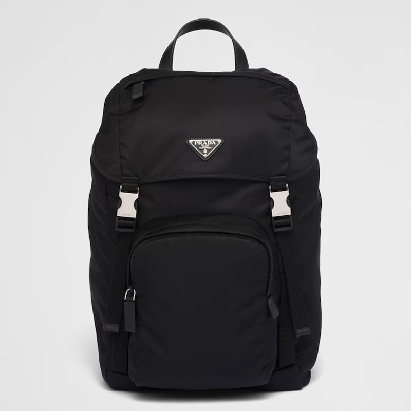 プラダ バッグ 偽物 Re-Nylon xブラッシュドレザー バックパック