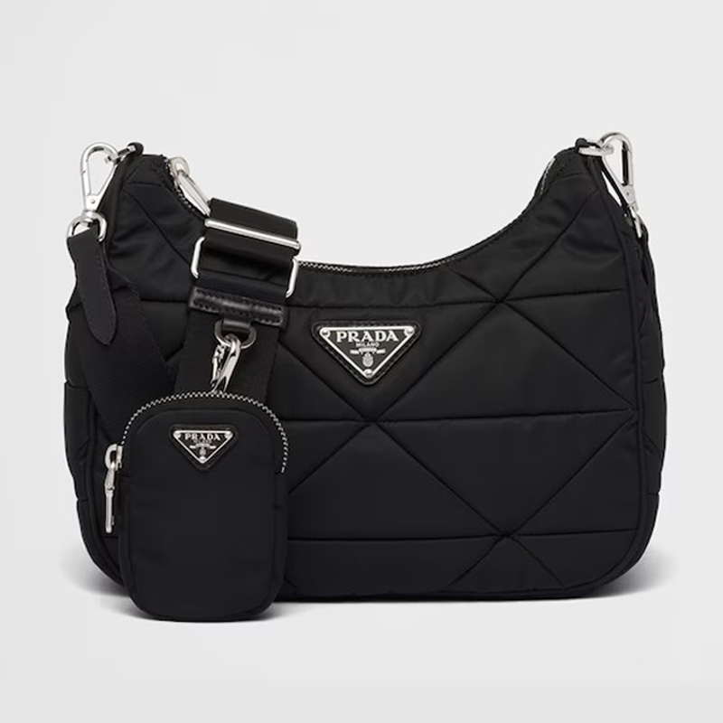 プラダ バッグ 偽物 Re-Nylon xブラッシュドレザー ショルダー プラダ バッグ 偽物 Re-Nylon xブラッシュドレザー ショルダー