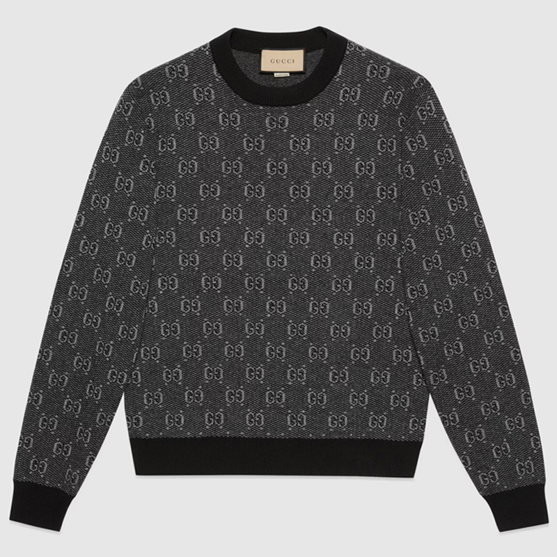 関税・送料込】GUCCI☆24SS☆ジャンボGGチェックウールシャツ
